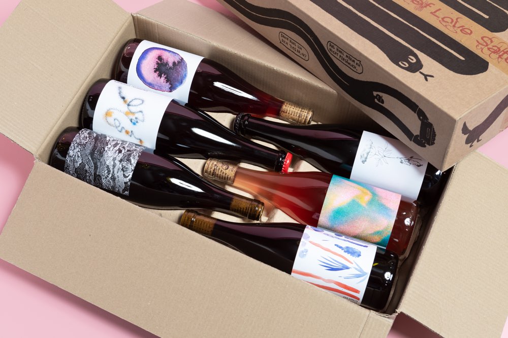 Sixpack of Love Karton mit 6 Weinflaschen