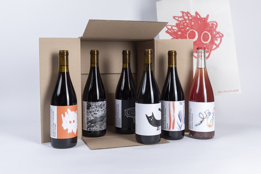 Sixpack of Love Karton mit 6 Weinflaschen